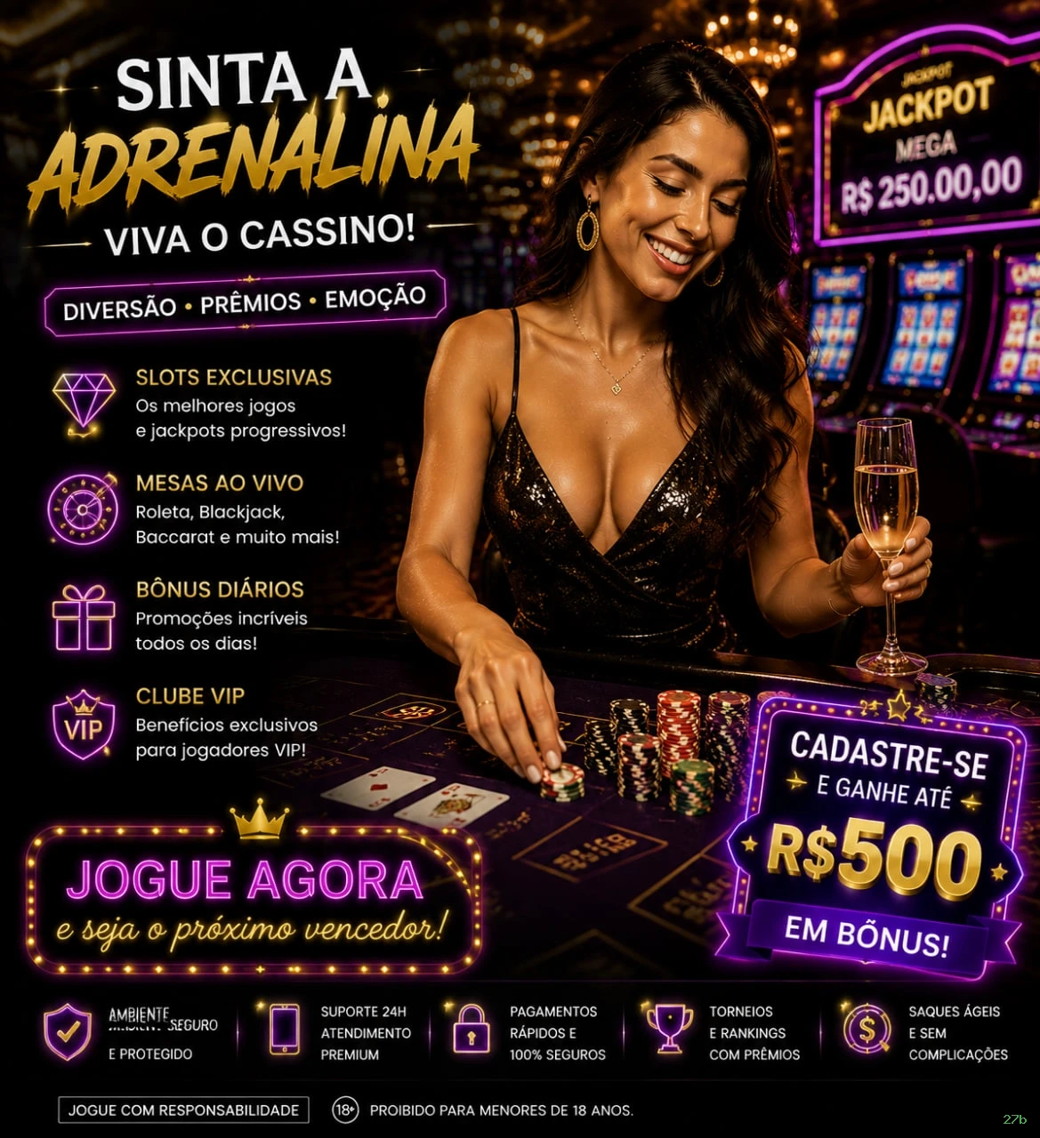 Conta 27b sincronizada site e app